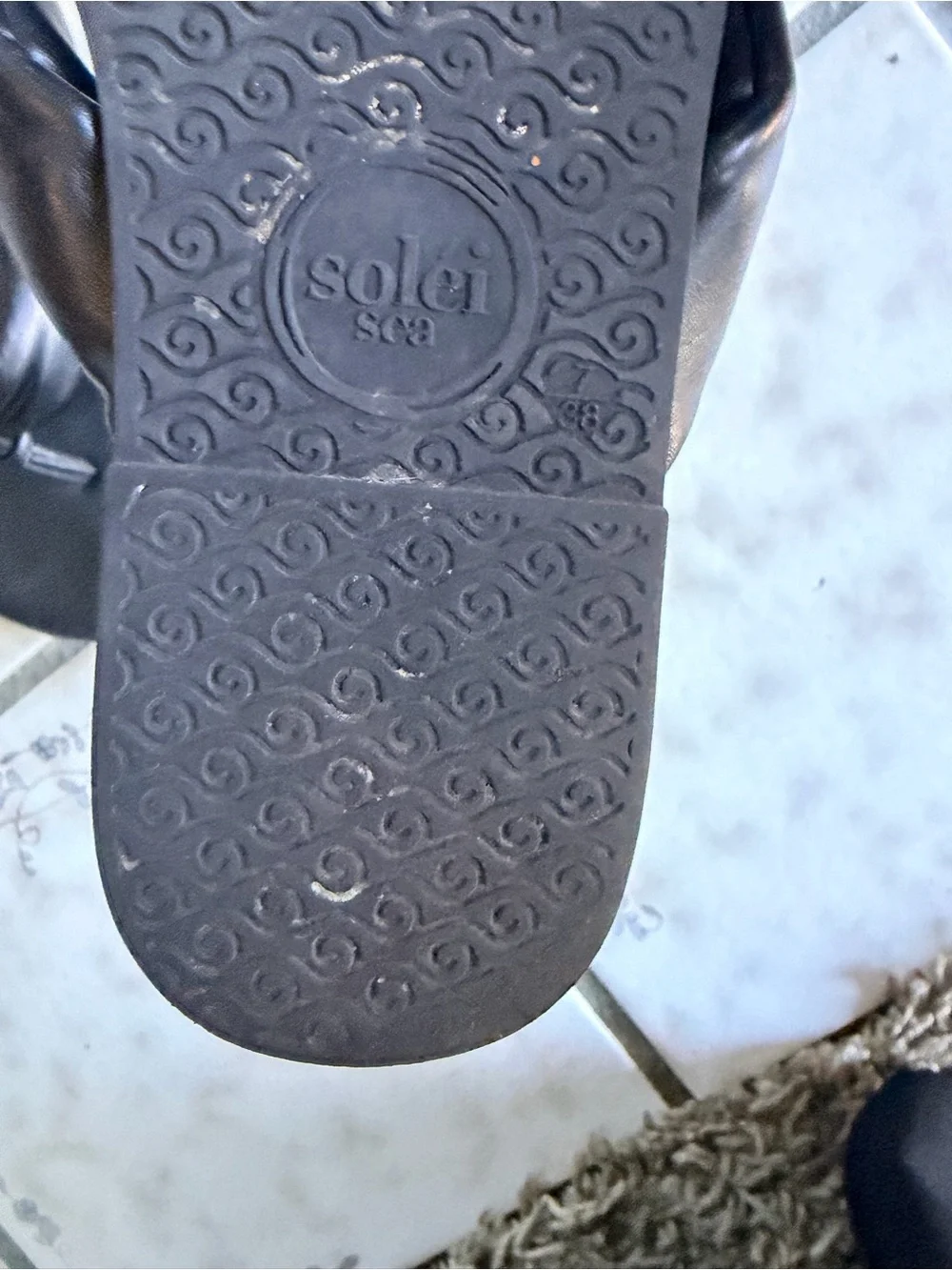 NEW SOLEI SEA women's gisel sandal in navy